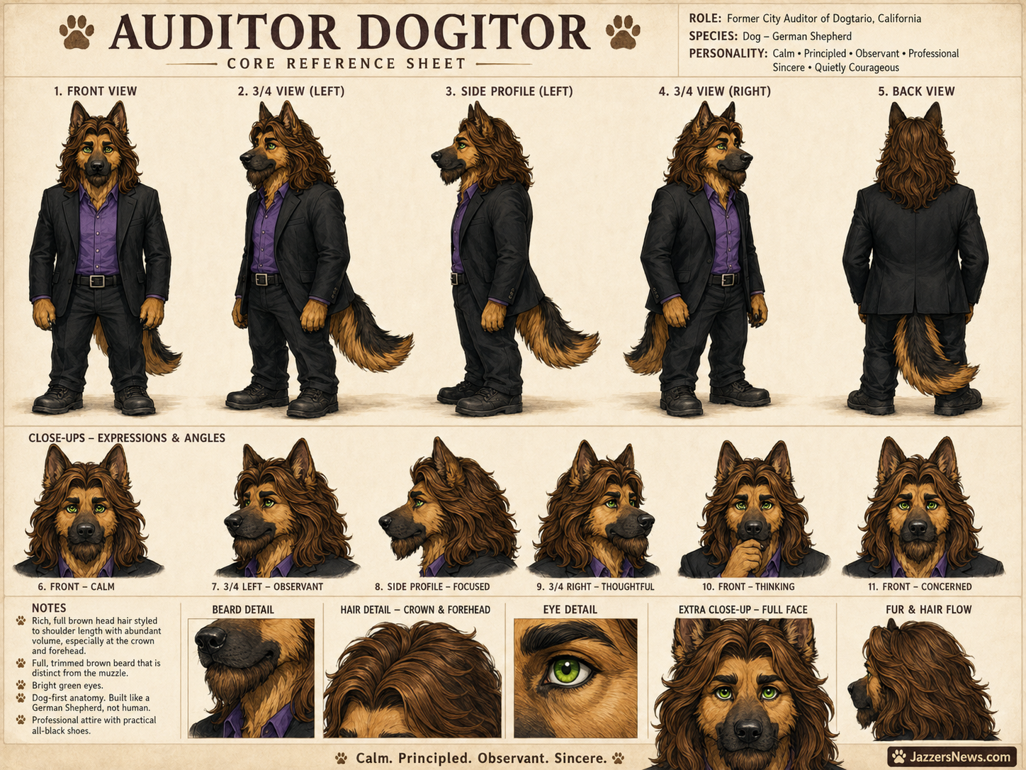 Auditor Dogitor concept art