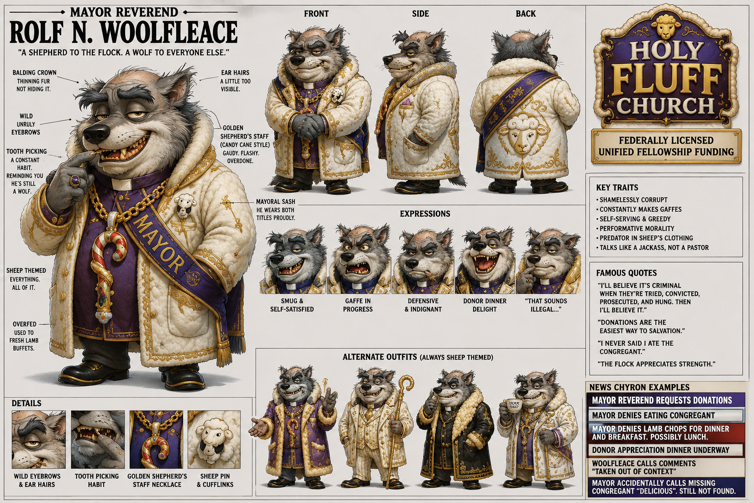 Rolf Enwoolface concept art