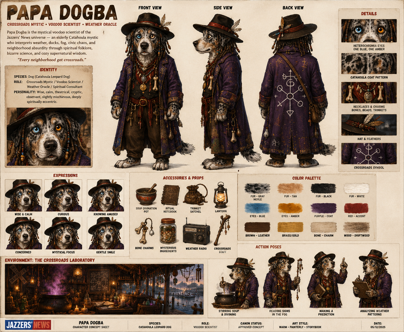 Papa Dogba concept art